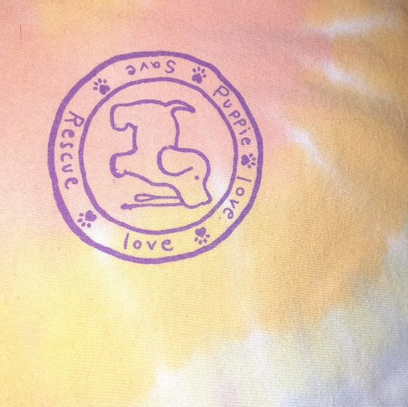 Tydye puppy love long sleeve shirt - Picture 3 of 3